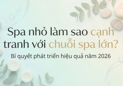 Spa Nhỏ Làm Sao Cạnh Tranh Với Chuỗi Spa Lớn? Bí Quyết Phát Triển Hiệu Quả ăm 2026